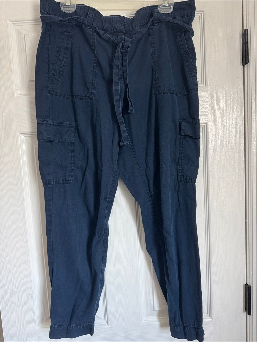 LOFT Navy Cargo Pants